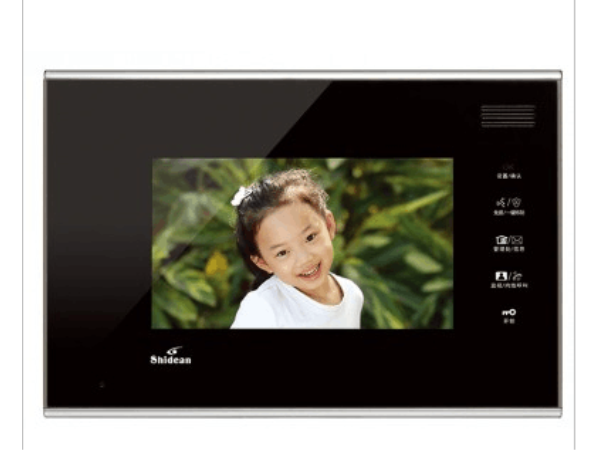 15视得安C100系列7寸彩色分机，黑